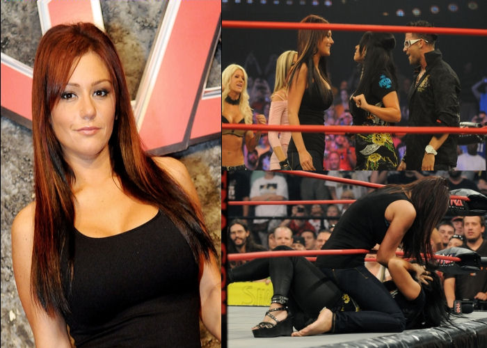 In Pictures JWoww Crosses the Line to TNA JWoww Crosses the Line